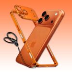 ChubbyArmor LiteGo - Ultra-Thin Metal Bumper Case With Lens Protector & GripRing Phone Stand For iPhone 17 - Image 7