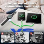 ChubbyCable Tri-Flex:  100W 3-in-1 Fast Charging Cable with Soft Silicone & Apple Watch Charger - Image 2