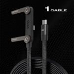 ChubbyCable StandLite -  240W Braided Fast Charge Cable With Built-in Phone Stand - Image 7