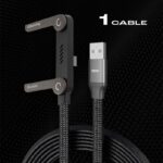 ChubbyCable StandLite -  240W Braided Fast Charge Cable With Built-in Phone Stand - Image 10