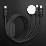 ChubbyCable Tri-Flex:  100W 3-in-1 Fast Charging Cable with Soft Silicone & Apple Watch Charger - Image 7